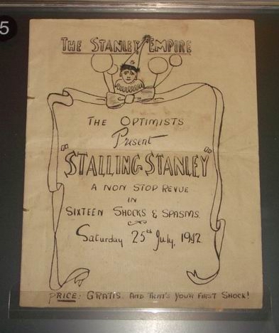 Programme leaflet of a drama performance held in Stanley Internment Camp, 15 July 1942.