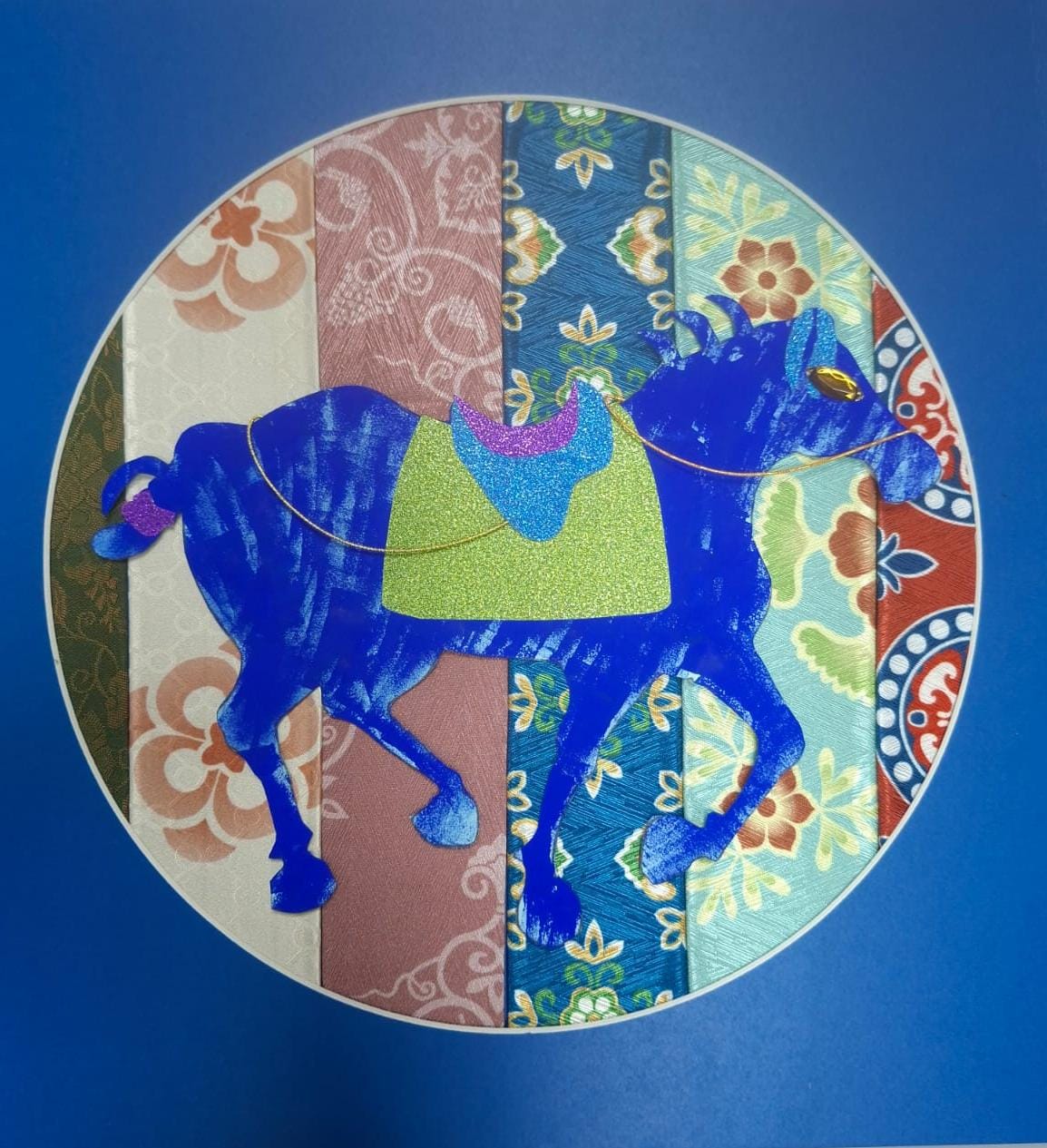 昭陵六駿拼貼畫