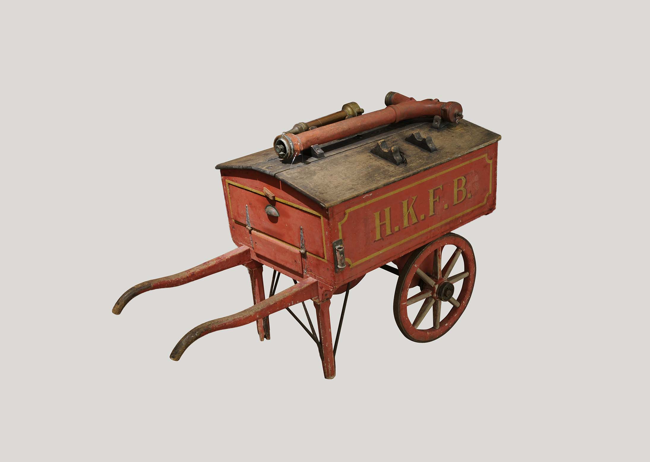 十九世紀末香港消防隊人力消防車