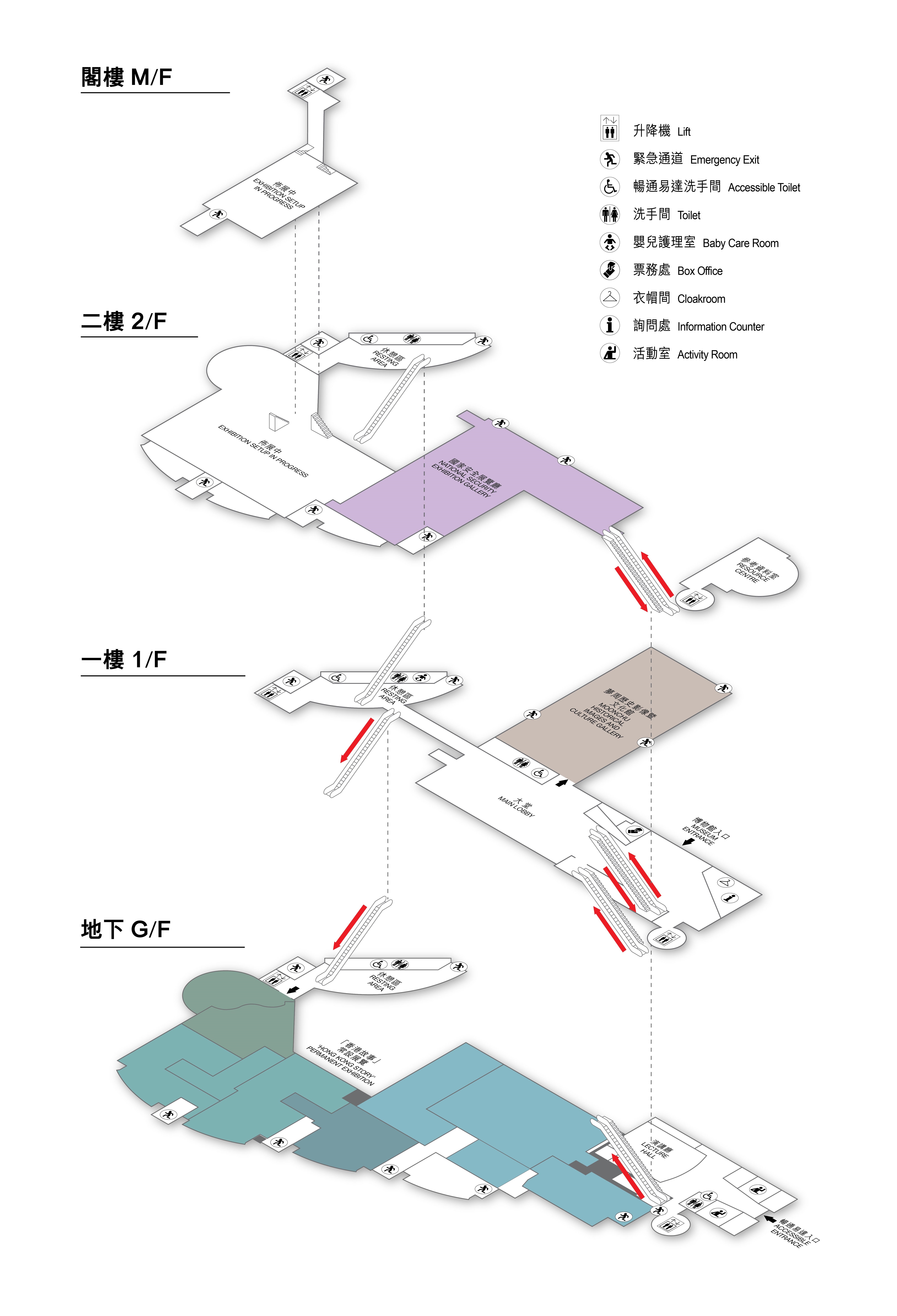 Floor Plan of the Hong Kong Museum of History